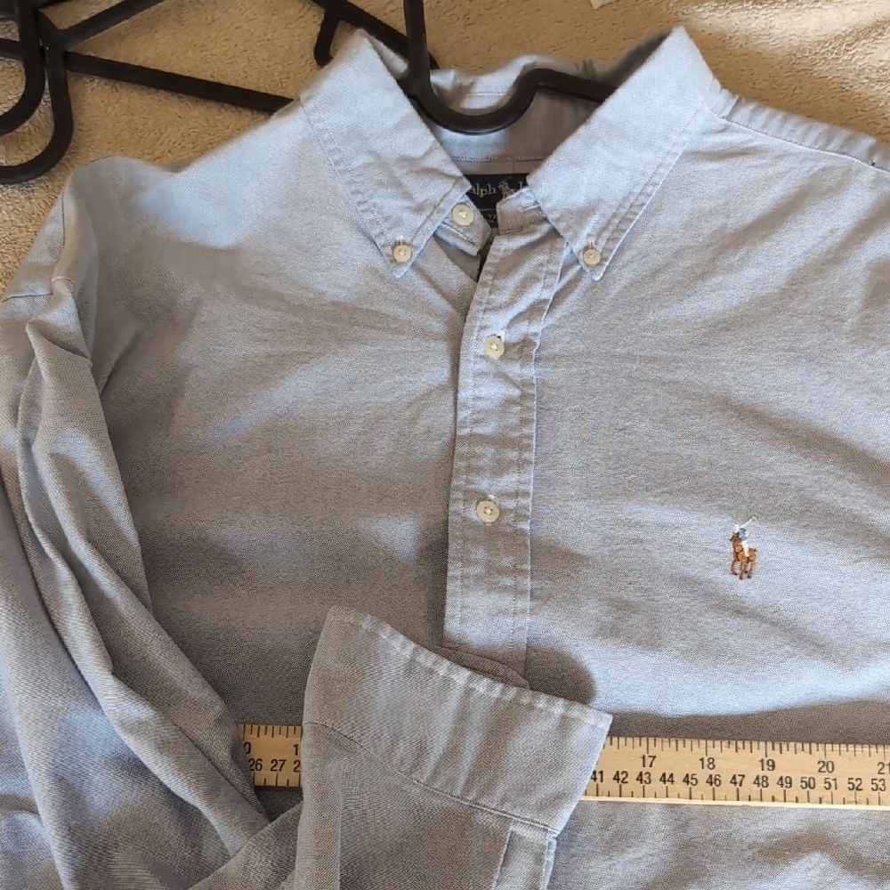 Ralph Lauren Blue Casual Button Down Shirt